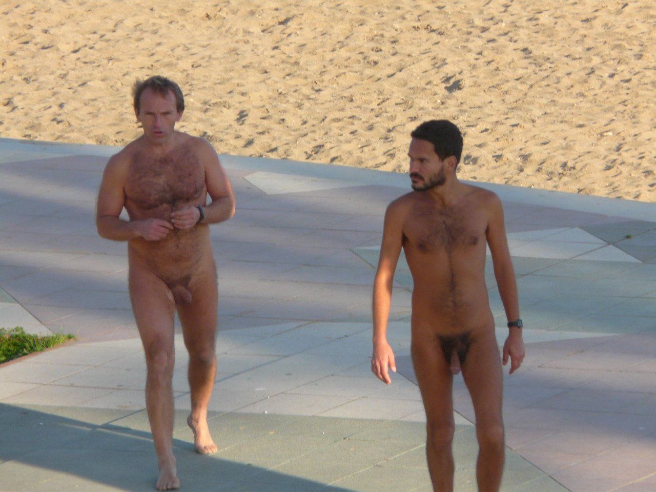 Nudist dad and son nude