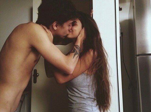 Red T. recommend best of girl hugs guy Naked naked